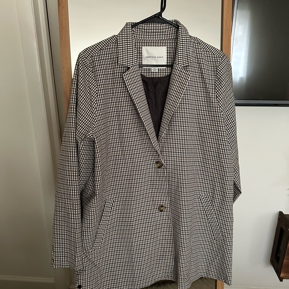 American Rag Black and White Women's Coat